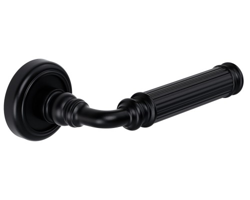 Дверная ручка Extreza BENITO-R01-F22 (BENITO 307) черный матовый Дверная ручка Extreza BENITO-R01-F22 (BENITO 307) черный матовый