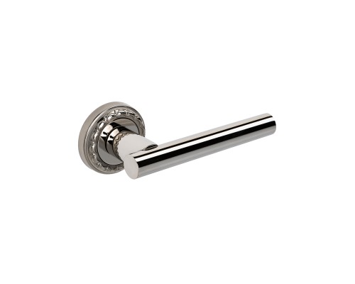 Дверная ручка Extreza CLASSIC PIVOT 132 на круглом основании R02 полированный никель F21 Дверная ручка Extreza CLASSIC PIVOT 132 на круглом основании R02 полированный никель F21
