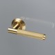 Дверная ручка Extreza Classic TUBA 126 круглая розетка R05 матовая латунь глянец F07