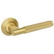 Дверная ручка Extreza Classic TUBA 126 круглая розетка R05 матовая латунь глянец F07