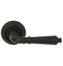 Дверная ручка Extreza Classic PETRA 304 круглая розетка R05 черный матовый F22