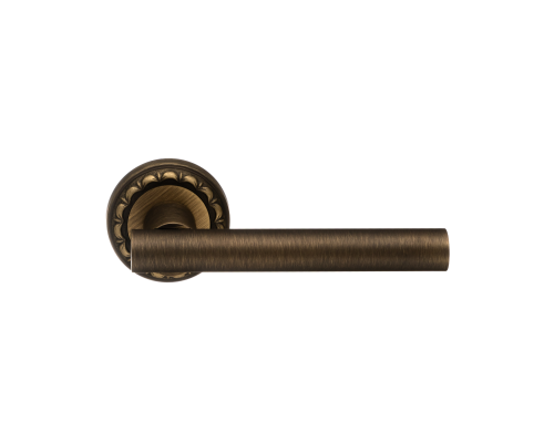 Дверная ручка Extreza CLASSIC PIVOT 132 на круглом основании R02 матовая бронза F03 Дверная ручка Extreza CLASSIC PIVOT 132 на круглом основании R02 матовая бронза F03