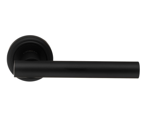 Дверная ручка Extreza CLASSIC PIVOT 132 на круглом основании R01 черный матовый F22 Дверная ручка Extreza CLASSIC PIVOT 132 на круглом основании R01 черный матовый F22