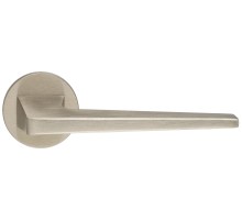 Дверная ручка Extreza Hi-Tech ALIOT 129 круглая розетка R16 (5 мм) матовый никель F20