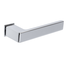 Дверная ручка на скрытой розетке Extreza ENZO-R21-F04 (ENZO 117) полированный хром