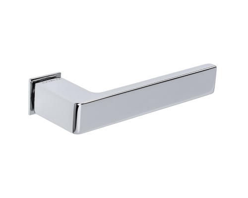 Дверная ручка на скрытой розетке Extreza ENZO-R21-F04 (ENZO 117) полированный хром