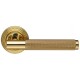 Дверная ручка Extreza Classic TUBA 126 круглая розетка R05 полированная латунь F01