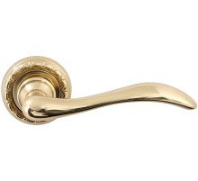 Дверная ручка Extreza Classic AGATA 310 круглая розетка R02 полированная латунь F01