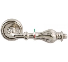 Дверная ручка Extreza EVITA (Эвита) 301 на розетке R01 полированный никель F21