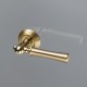 Дверная ручка на розетке Extreza DEZI-R05-F07-F01-F07 (DEZI 309) матовая латунь глянец / латунь / кольцо матовая латунь глянец