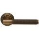 Дверная ручка Extreza Classic TUBA 126 круглая розетка R05 матовая бронза F03