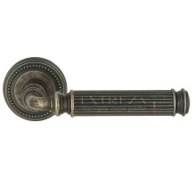 Дверная ручка Extreza BENITO-R03-F45 (BENITO 307) античное серебро