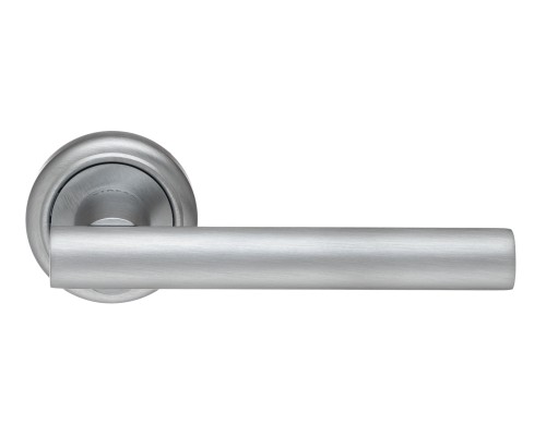 Дверная ручка Extreza CLASSIC PIVOT 132 на круглом основании R01 матовый хром F05 Дверная ручка Extreza CLASSIC PIVOT 132 на круглом основании R01 матовый хром F05