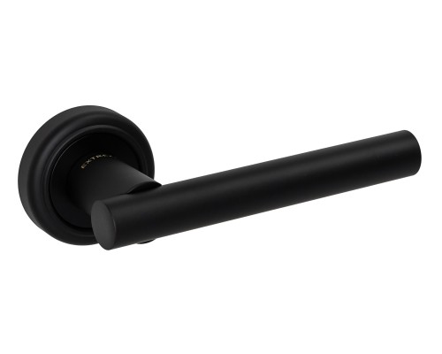 Дверная ручка Extreza CLASSIC PIVOT 132 на круглом основании R01 черный матовый F22 Дверная ручка Extreza CLASSIC PIVOT 132 на круглом основании R01 черный матовый F22