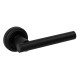 Дверная ручка Extreza CLASSIC PIVOT 132 на круглом основании R01 черный матовый F22