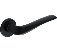 Дверная ручка Extreza Hi-Tech GIRA (Гира) 108 на розетке R12 черный F22