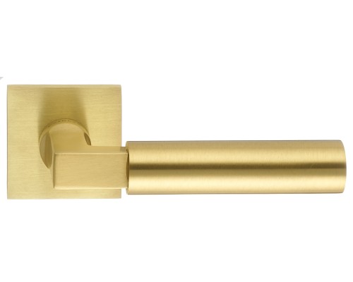 Дверная ручка Extreza STEM-R15-F02 (STEM 135) матовая латунь глянец F07