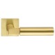 Дверная ручка Extreza STEM-R15-F02 (STEM 135) матовая латунь глянец F07