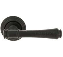 Дверная ручка Extreza PIERO (Пиеро) 326 на розетке R05 черный F22