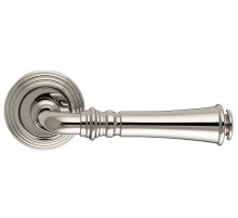 Дверная ручка Extreza CANNA 327 круглая розетка R05 полированный никель F21