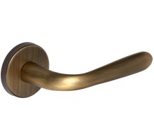 Дверная ручка Extreza Hi-Tech ALDO 331 круглая розетка R12 (7 мм) матовая бронза F03