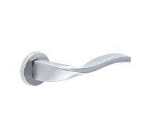 Дверная ручка на розетке Extreza PERLA-R12-F05 (PERLA 114) матовый хром