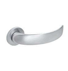Дверная ручка Extreza CASCATA-R16-F05 (CASCATA 140 круглое основание 5 мм) матовый хром