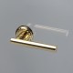 Дверная ручка Extreza CLASSIC PIVOT 132 на круглом основании R02 полированная латунь F01