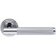 Дверная ручка Extreza Classic TUBA 126 круглая розетка R01 полированный хром F04