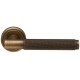 Дверная ручка Extreza Classic TUBA 126 круглая розетка R01 матовая бронза F03