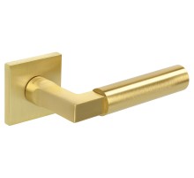 Дверная ручка Extreza STEM-R15-F02 (STEM 135) матовая латунь глянец F07