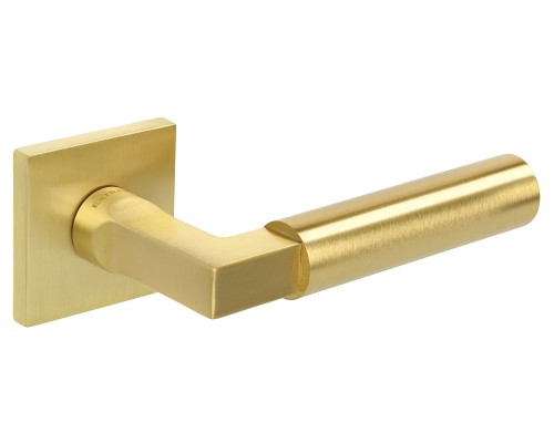 Дверная ручка Extreza STEM-R15-F02 (STEM 135) матовая латунь глянец F07