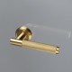 Дверная ручка Extreza Classic TUBA 126 круглая розетка R01 матовая латунь глянец F07