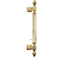 Ручка дверная скоба Extreza IMPERO 430 мм межо. 300 мм, полированная латунь F01