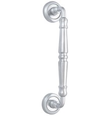 Ручка дверная скоба Extreza PETRA (Петра) 250 мм (205 мм) R01 матовый хром F05