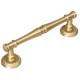 Ручка дверная скоба Extreza PIERO (Пьеро) 326 R02 матовая латунь F02