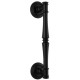 Ручка дверная скоба Extreza PIERO (Пьеро) 326 R05 черный матовый F22
