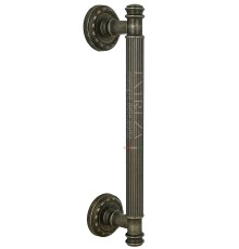 Дверная ручка скоба Extreza BENITO-R02-F45 (BENITO 307) античное серебро (межос. расстояние 225 мм)