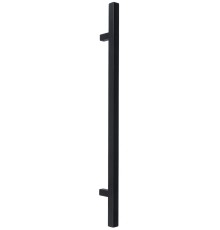 Ручка-скоба дверная Extreza Hi-Tech 8350-70 (высота 700 мм, межос. 500 мм) черный F22 (RAL 9005)