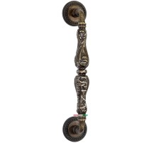 Ручка дверная скоба Extreza GRETA (Грета) R03 античная бронза F23