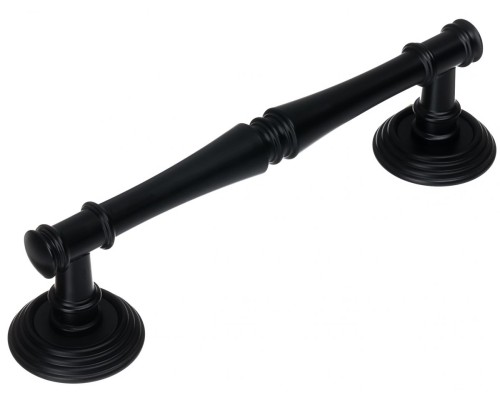 Ручка дверная скоба Extreza PIERO (Пьеро) 326 R05 черный матовый F22 Ручка дверная скоба Extreza PIERO (Пьеро) 326 R05 черный матовый F22