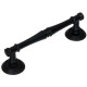 Ручка дверная скоба Extreza PIERO (Пьеро) 326 R05 черный матовый F22