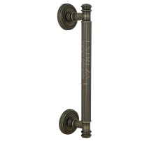 Дверная ручка скоба Extreza BENITO-R03-F45 (BENITO 307) античное серебро (межос. расстояние 215 мм)