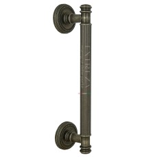 Дверная ручка скоба Extreza BENITO-R03-F45 (BENITO 307) античное серебро (межос. расстояние 215 мм)