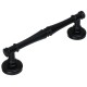 Ручка дверная скоба Extreza PIERO (Пьеро) 326 R01 черный матовый F22