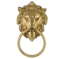 Стучалка для двери декоративная Extreza LEO матовая латунь F02