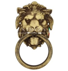 Стучалка для двери декоративная Extreza Leo матовая бронза F03