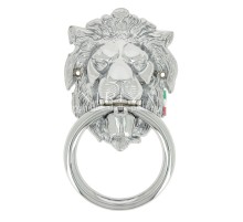 Стучалка для двери декоративная Extreza Leo полированный хром F04