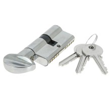 Цилиндровый механизм Extreza AS-60С ключ-вертушка (KNOB-1) полированный хром F04