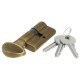 Цилиндровый механизм Extreza AS-70C-KNOB-1 40x30 мм, (35x10x25) ключ-вертушка, матовая бронза F03